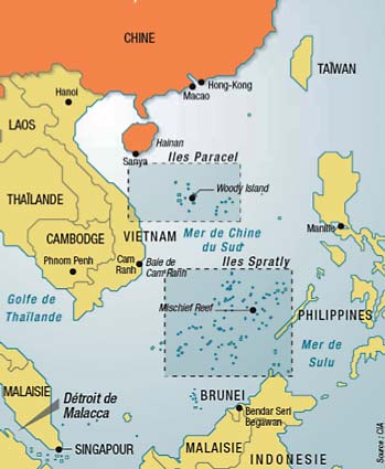 Paracels et Spratlys